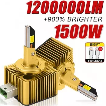 D серии D1S D3S привело фары лампы 12V 24V Canbus нет ошибки D4S D2S привело огни D4R D2R автомобиль лампы 1200000LM авто огни 6500K