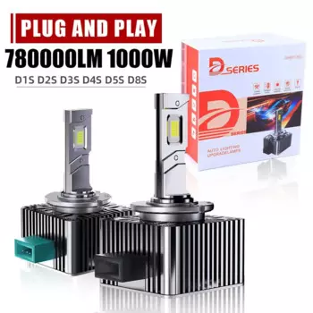 D Seris светодиодные автомобильные фары D1S D3S D2S D4S D5S D1R D2R D3R турбо светодиодные лампы 780000 LM 100W Plug&Play Auto Canbus 12V 6000K Белый