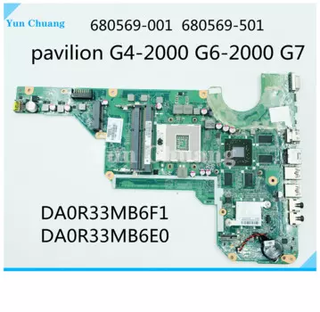 DA0R33MB6F1 DA0R33MB6E0 для ноутбука HP Pavilion G4-2000 G6-2000, материнская плата HM76 DDR3 HD 7670M GPU 680569-001 680570-001