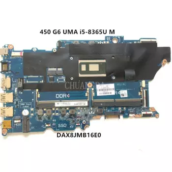 DA0X8JMB8E0 Материнская плата для HP Probook 450 G6 UMA i5-8365U Материнская плата L44885-601 L44885-501 100%
