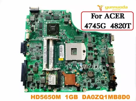DA0ZQ1MB8D0 для ACER 4820T 4820TG 4745 4745G материнская плата для ноутбука HD5650M 1 ГБ GPU протестирована хорошо