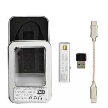 DAC CS43131 DSD256 Усилитель для наушников USB типа C на выходе 3,5 мм AUX-адаптер Металлический Hi-Fi аудиочип декодер усилителя для Android