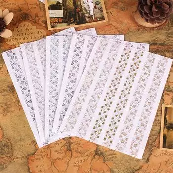 Dahomemon блестящие угловые наклейки для фотоальбомов