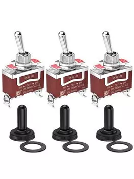 Daiertek 3-позиционный водонепроницаемый тумблер 30А 12В