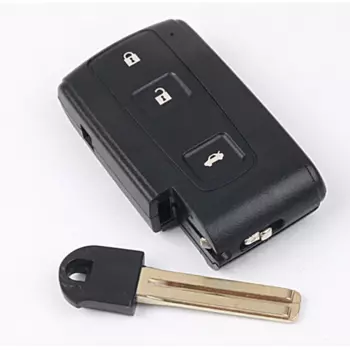 DAKATU Сменный чехол для ключа TOYOTA CROWN 2.5 3.0, чехол для дистанционного ключа автомобиля, 3 кнопки с необрезанным лезвием