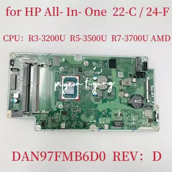 DAN97FMB6D0 для HP 22-C 24-F материнская плата AIO с AMD R3-3200U R5 R7-3700 CPU DDR4