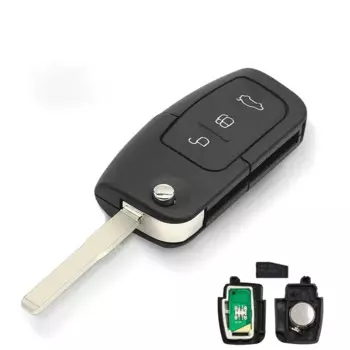Dandkey 1 шт. 315 МГц 433 МГц 4D63 4D60 чип автомобильный дистанционный ключ для Ford Fusion Focus Mondeo Fiesta Galaxy HU101 FO21 лезвие откидных ключей