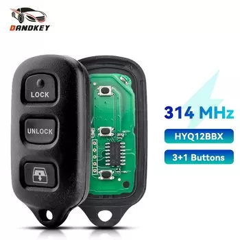 Dandkey 2 + 1 3 кнопки HYQ12BBX HYQ12BAN 314,4 МГц Fob для Toyota Highlander 2001 2002 2003 2004 2005 2006 2007 дистанционный Автомобильный ключ