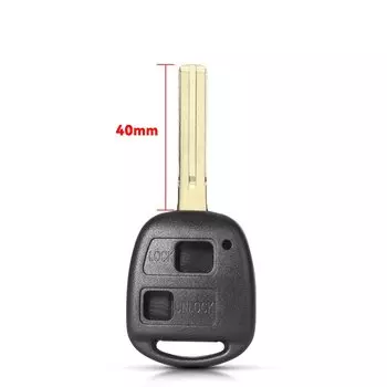 Dandkey 2/3 кнопочный дистанционный ключ фотооболочка для Toyota Corolla Land Cruiser YARIS CAMRY RAV4 для Lexus RX300 ES300 LS400 GX460