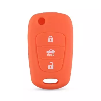 Dandkey 3 кнопки силиконовый чехол для автомобильного ключа для Kia RIO K2 K5 Sportage Sorento для Hyundai i20 i30 i35 iX20 iX35 Solaris Verna