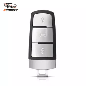 Dandkey 3 кнопки смарт-карта дистанционный Автомобильный ключ оболочка брелок для Volkswagen VW Passat CC B6 B7 B7L 3C R36 Maogotan B5