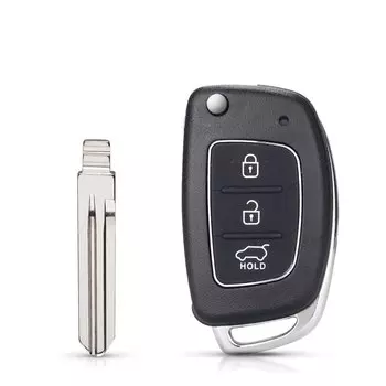 Dandkey 3-кнопочный откидной чехол для дистанционного ключа автомобиля для Hyundai Solaris Verna ELANTRA Santa Fe i10 i20 i30 i35 i40 IX35 IX45 Key Shell