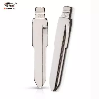 Dandkey #70, металлическая заготовка, необработанная застежка модели KD, для Lioncel, Daihatsu NO. 70 запасных лезвий