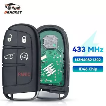 Dandkey дистанционный ключ для Jeep Renegade Grand Cherokee Ram Compass Patriot Wrangler 2014 2015 2016 2017 2018 M3N40821302 433 МГц