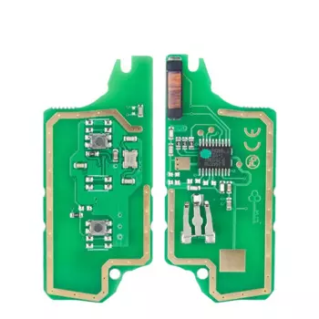 Dandkey для Peugeot 207 208 307 308 408 для Citroen C2 C3 C4 C5 ASK FSK 2 3 кнопки ID46 чип дистанционный ключ электронная печатная плата