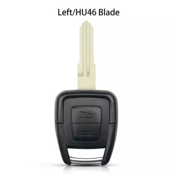 Dandkey для Vauxhall Opel Astra H J g Zafira mokka Omega Vectra FOB 2 кнопочный чехол для автомобильного ключа необрезанная фотография/HU46/HU43/HU100 Blade