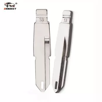 Dandkey NE73 заготовка для автомобильного ключа для Peugeot 206 306 405 #53 складной раскладной необработанный брелок для автомобильного ключа заготовка для Citroen C2 Picasso