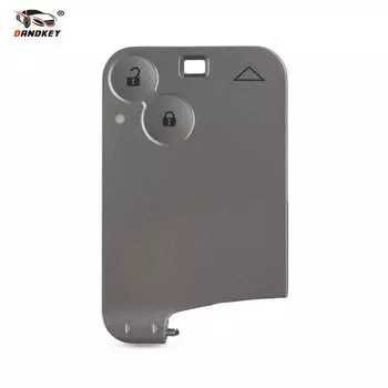 Dandkey сменный 2-кнопочный смарт-карта для дистанционного автомобильного ключа-брелок для Renault Laguna Espace 2001-2008 Velsatis