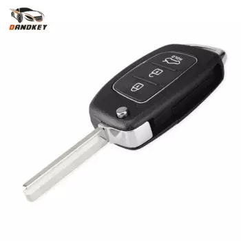 Dandkey сменный Корпус Ключа 3 кнопки для Mistra Hyundai Solaris Ix35 Ix45 Series 2 Verna раскладной чехол для ключей