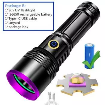 DanPeng 80 Вт 365 нм УФ-фонарик