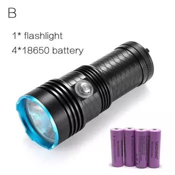 DAOZHIMEI IPX8 водонепроницаемый фонарик для дайвинга XHP70.2