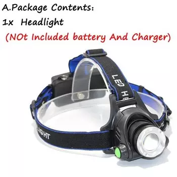 DAOZHIMEI налобный фонарь T6/L2 5000LM