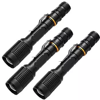 DAOZHIMEI портативный фонарик T6 черный