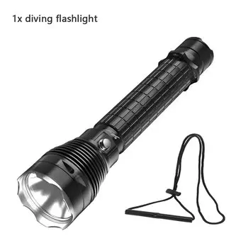 DAOZHIMEI Профессиональный водонепроницаемый фонарь для дайвинга 30Вт