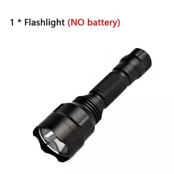 DAOZHIMEI Тактический фонарик 5000 люмен белый алюминий 5 режимов