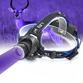 DAOZHIMEI УФ налобный фонарь черный