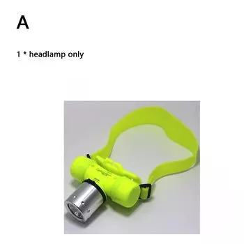 DAOZHIMEI Водонепроницаемый налобный фонарь T6 3800 люмен