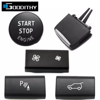 Приборная панель, решетка переменного тока, слайдер, задний переключатель багажника, кнопка запуска и остановки, кнопки переменного тока, колпачки зажигания для BMW X5 X6 E70 E71