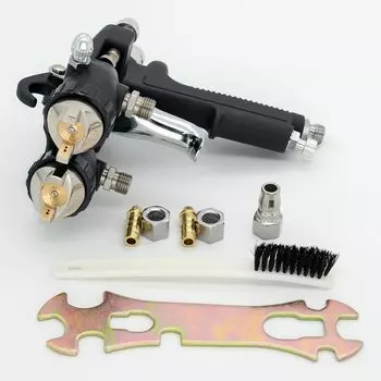 DAT Пистолет-распылитель двойной головкой 1.4/1.8/2.2 мм