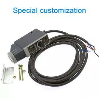 Датчик цветового кода KS-W22 KS-G22 KS-R22 10-30 В Фотоэлектрический переключатель обнаружения марки Датчик цветовой маркировки KS-RG22 KS-WR22 KS-WG22