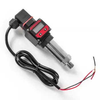 Датчик давления на выходе 0-10 В, датчик для воды, газа, масла с кабелем 1 м, M20 * 1,5, 24 В постоянного тока, ЖК-дисплей