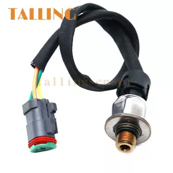 Датчик давления топливной рейки 224-4536 для Caterpillar CAT C7 C9 3126 C15 MXS BXS NXS, автомобильные аксессуары 2244536 224 4536