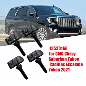 Датчик давления в шинах 13533166 для GMC Chevy Suburban Tahoe Cadillac Escalade Yukon 2021, 4 шт., датчик контроля давления в шинах TPMS