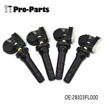 Датчик давления в шинах 28103-FL000 TPMS для Subaru Impreza Ascent 433 МГц, 4 шт.