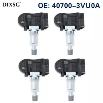 Датчик давления в шинах 407003VU0A 40700-3VU0A, 433 МГц, 4 шт., датчик давления в шинах для Nissan Pulsar Qashqai II TIIDA TEANA X-Trail Rogue