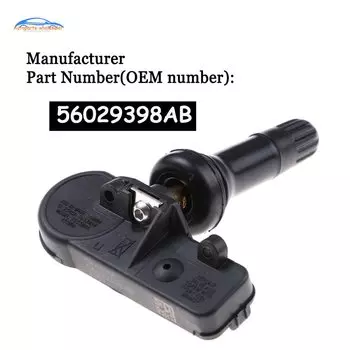 Датчик давления в шинах, 56029398AB для Jeep Grand Cherokee Wrangler Fiat 500 freeont JF TPMS, 433 МГц