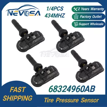 Датчик давления в шинах автомобиля evosa 68324960AB 68185570AA 68378369AD TPMS датчик давления в шинах для Jeep Cherokee Dodge RAM 1500 434 МГц манометр