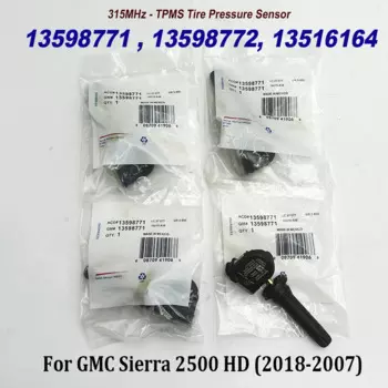 Датчик давления в шинах TPMS, 13598771 МГц, 4 шт., 315, 13598772, 13586335, 20923680, 13516164 для Chevrolet Optra (2007)