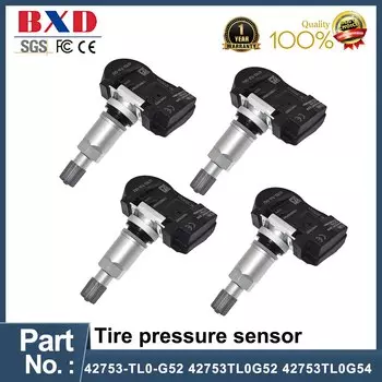 Датчик давления в шинах TPMS 433 МГц 42753-TL0-G52 42753TL0G52 42753TL0G54 для Honda Civic Odyssey Pilot Ridgeline Acura NSX RDX TLX