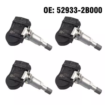 Датчик давления в шинах, TPMS 433 МГц 529332B000 для Hyundai SantaFe Santa Fe 2009 2010 2011 2012, 4 шт.