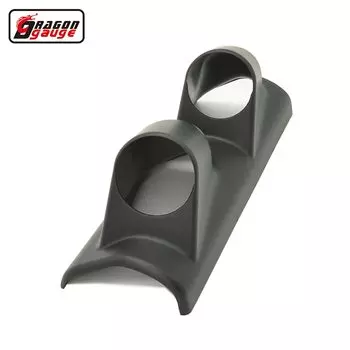 Датчик дракона, 52 мм, калибры вольт, 2 отверстия, левая колонна, приводная стойка автомобиля, черный, тройной держатель калибра, калибры