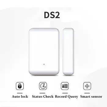 Совместимый датчик двери DS2 TTLOCK, Bluetooth датчик состояния двери, работает с системой управления доступом смарт-замком TTLOCK
