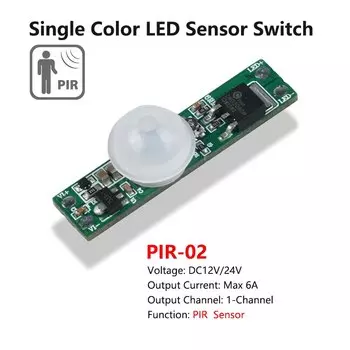 Регулятор света Lebeisenf PIR-02/PIR-03 для светодиодных лент 12-24В