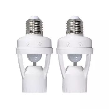 Датчик движения PIR, 360 градусов, E27, 110-220 В