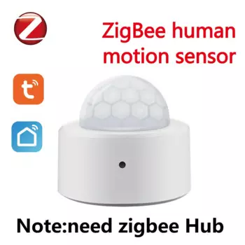 Датчик движения Tuya Zigbee, датчик движения для умного дома, работает с Alexa Google Home