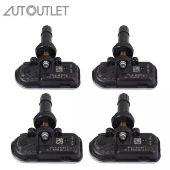 Датчик контроля давления в шинах AUTOUTLET, 4 шт., 68249197AA, 68239720AA, TPMS, 434 МГц, для JEEP CHEROKEE 2014-2018, ОЗУ 1500, 2500